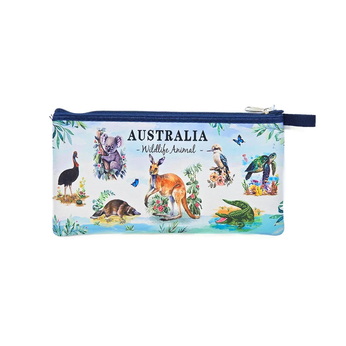 Baby Blue Australian Animal Pencil Case - Allanson Souvenirs