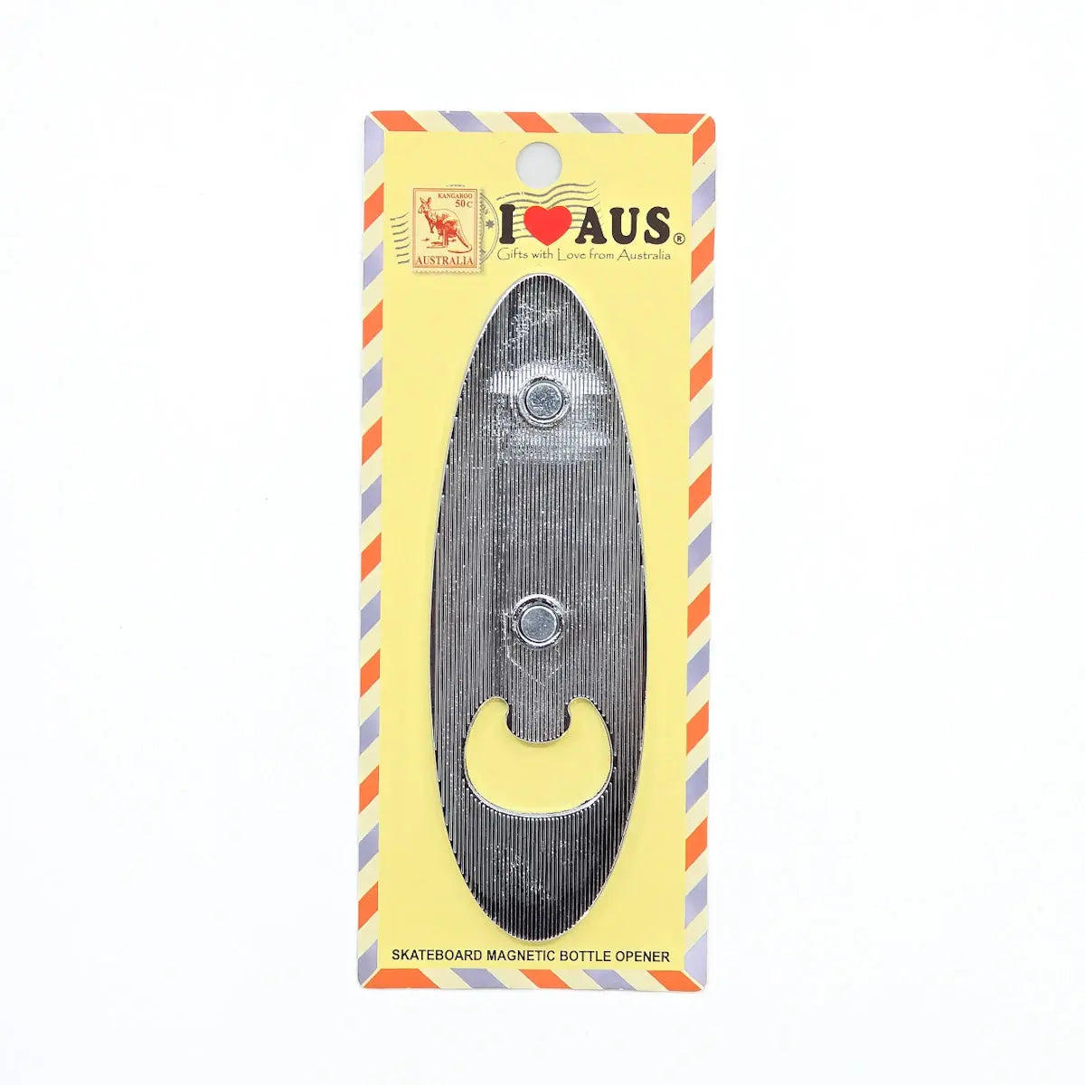 Brown Australian Map Magnetic Bottle Opener -Allanson Souvenirs