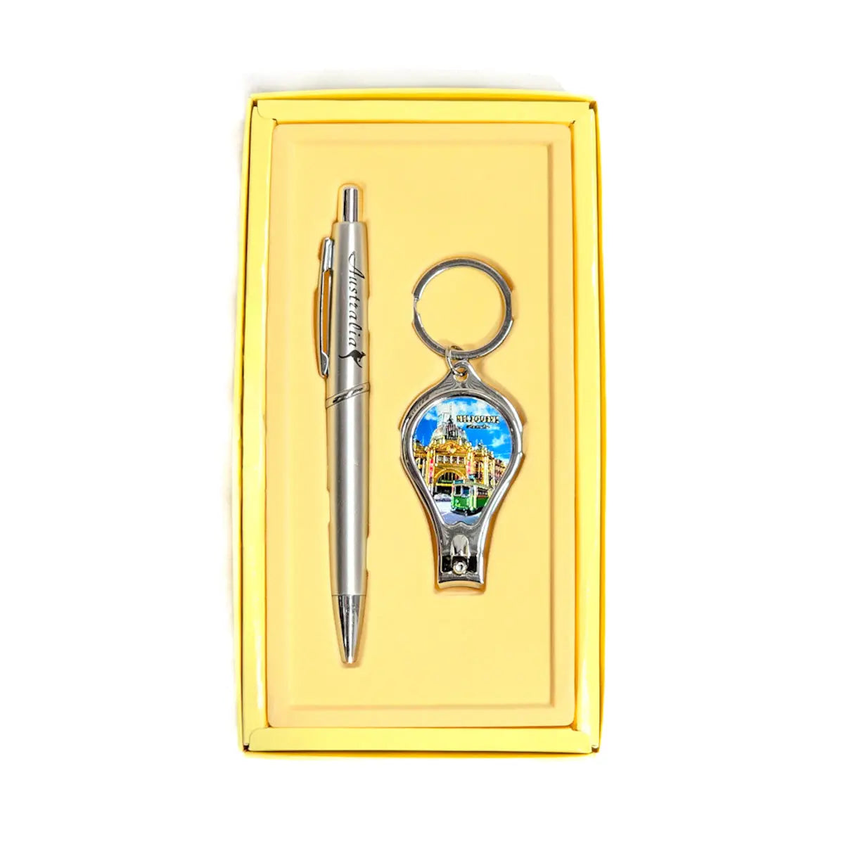 Melbourne Nail Clipper Pen Set - Allanson Souvenirs