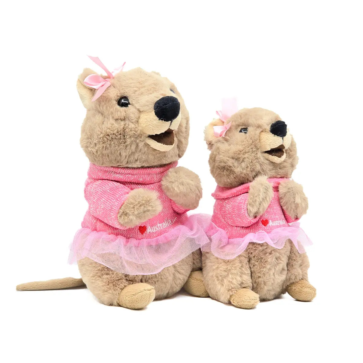 25cm & 20cm Mikka the Quokka Soft Toy - Allanson Souvenirs