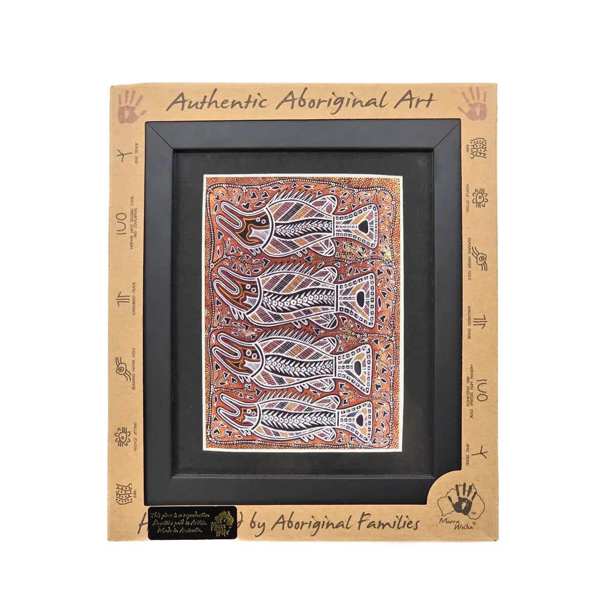 Murra Wolka Framed Print - Barramundi/Milmarja - Allanson Souvenirs