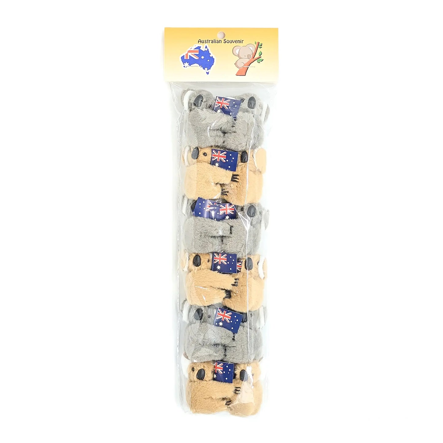 Plain Clip on Koala with Flag - Allanson Souvenirs