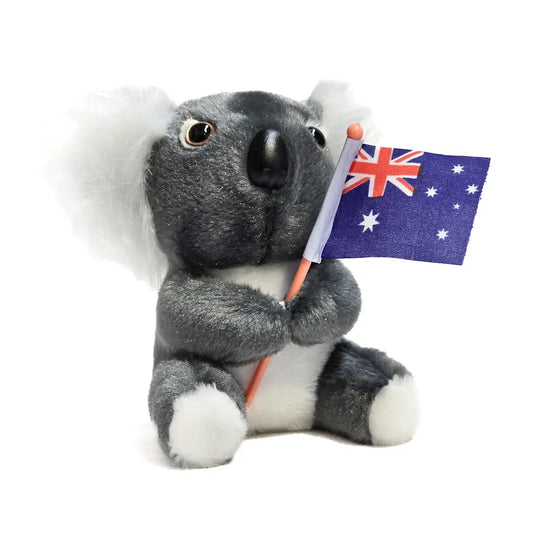 12cm Koala with Australian Flag Allanson Souvenirs