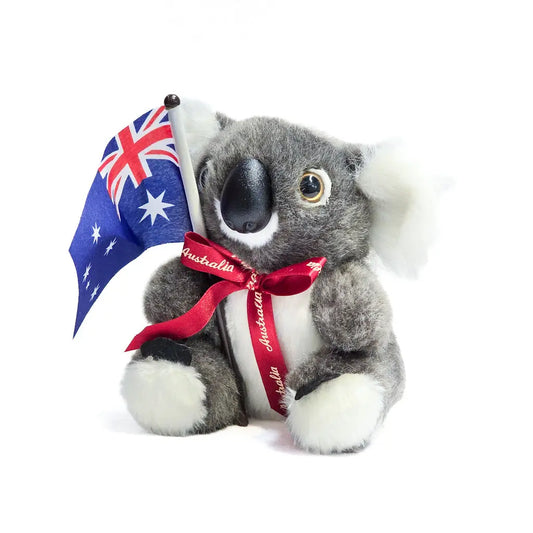 15cm Koala with Australian Flag Allanson Souvenirs