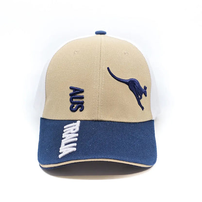 3 Coloured Kangaroo Baseball Cap Allanson Souvenirs