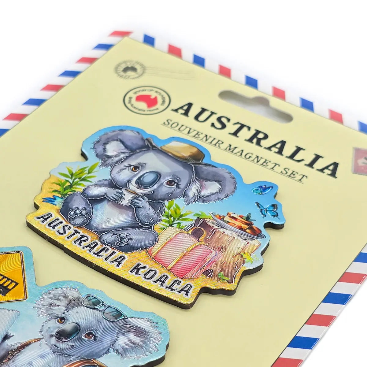 3-piece Koala Holiday Magnet Pack - Allanson Souvenirs