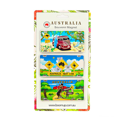 3-piece Kombi Road Trip Magnet Pack Allanson Souvenirs 