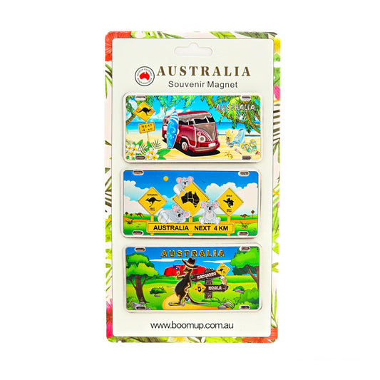 3-piece Kombi Road Trip Magnet Pack Allanson Souvenirs 