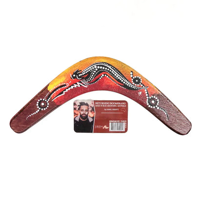 30cm Hand-Painted Returning Boomerangs Allanson Souvenirs