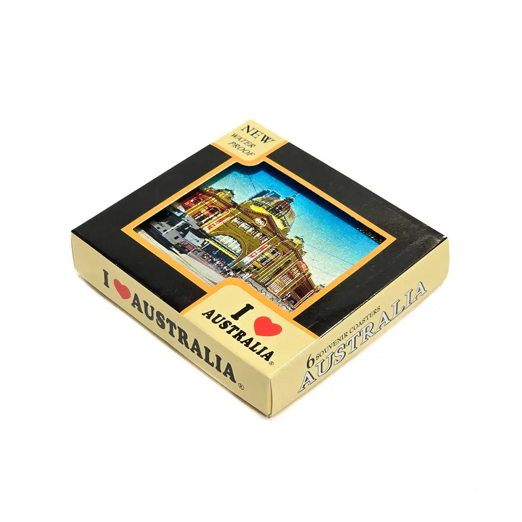 Melbourne Landmarks Coaster Set Allanson Souvenirs