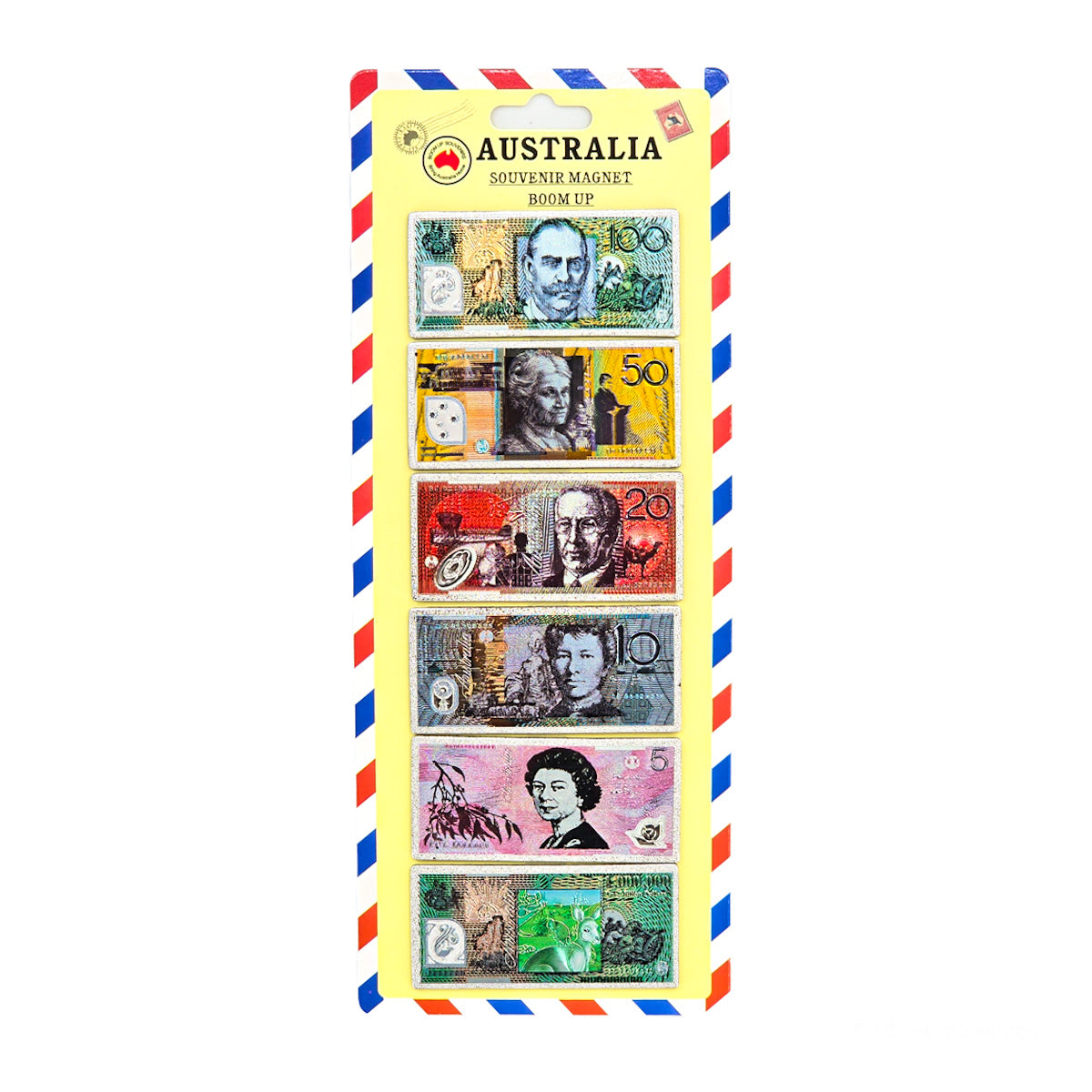 6-piece Australian Money Magnet Pack - Allanson Souvenirs