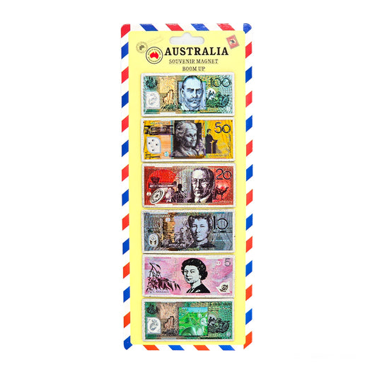 6-piece Australian Money Magnet Pack - Allanson Souvenirs