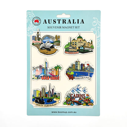 6-piece Capital Cities Magnet Pack Allanson Souvenirs