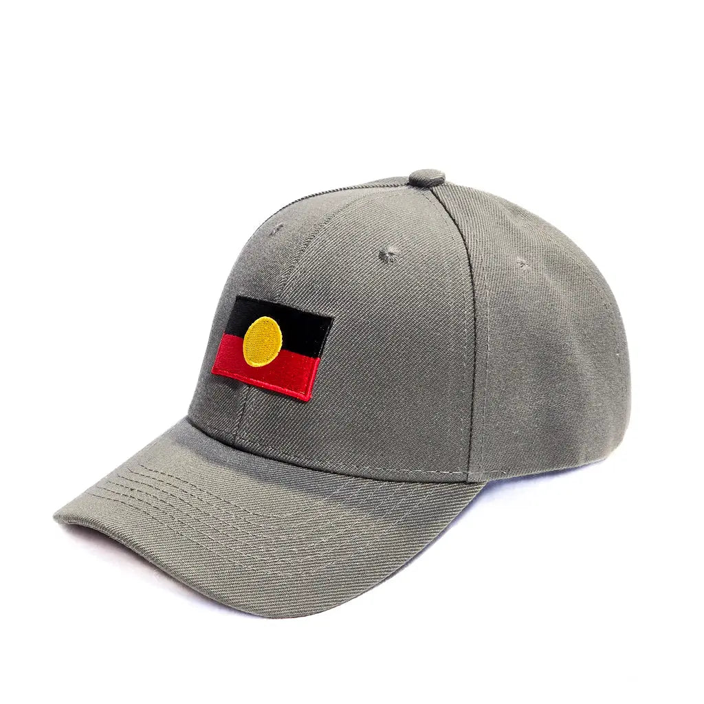 Aboriginal Flag Baseball Cap Side Profile Allanson Souvenirs 