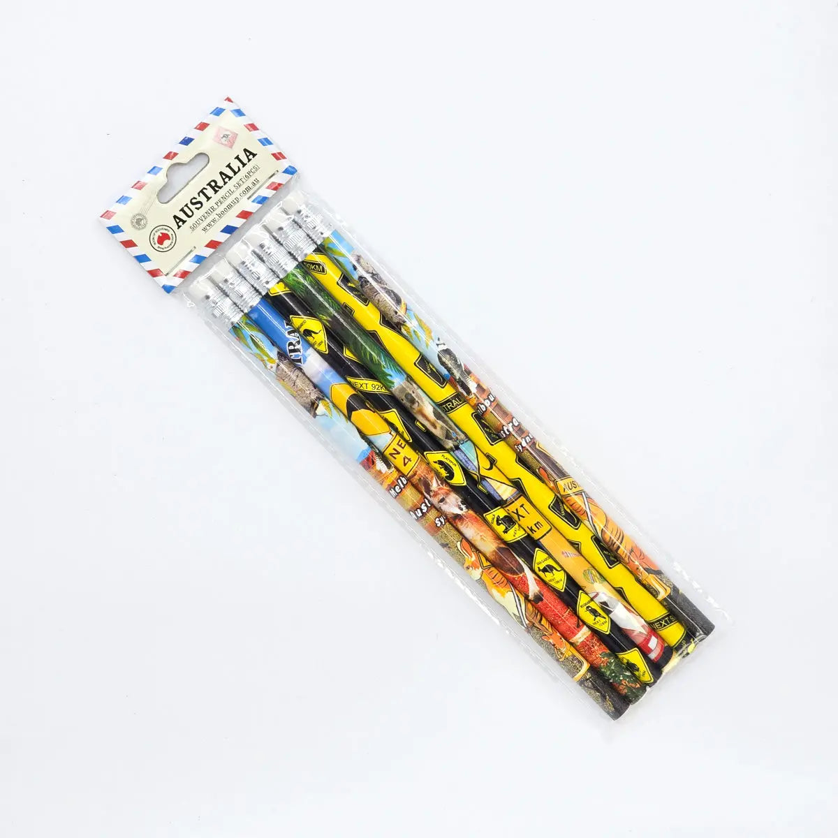 Assorted Road Sign Design Pencils Allanson Souvenirs