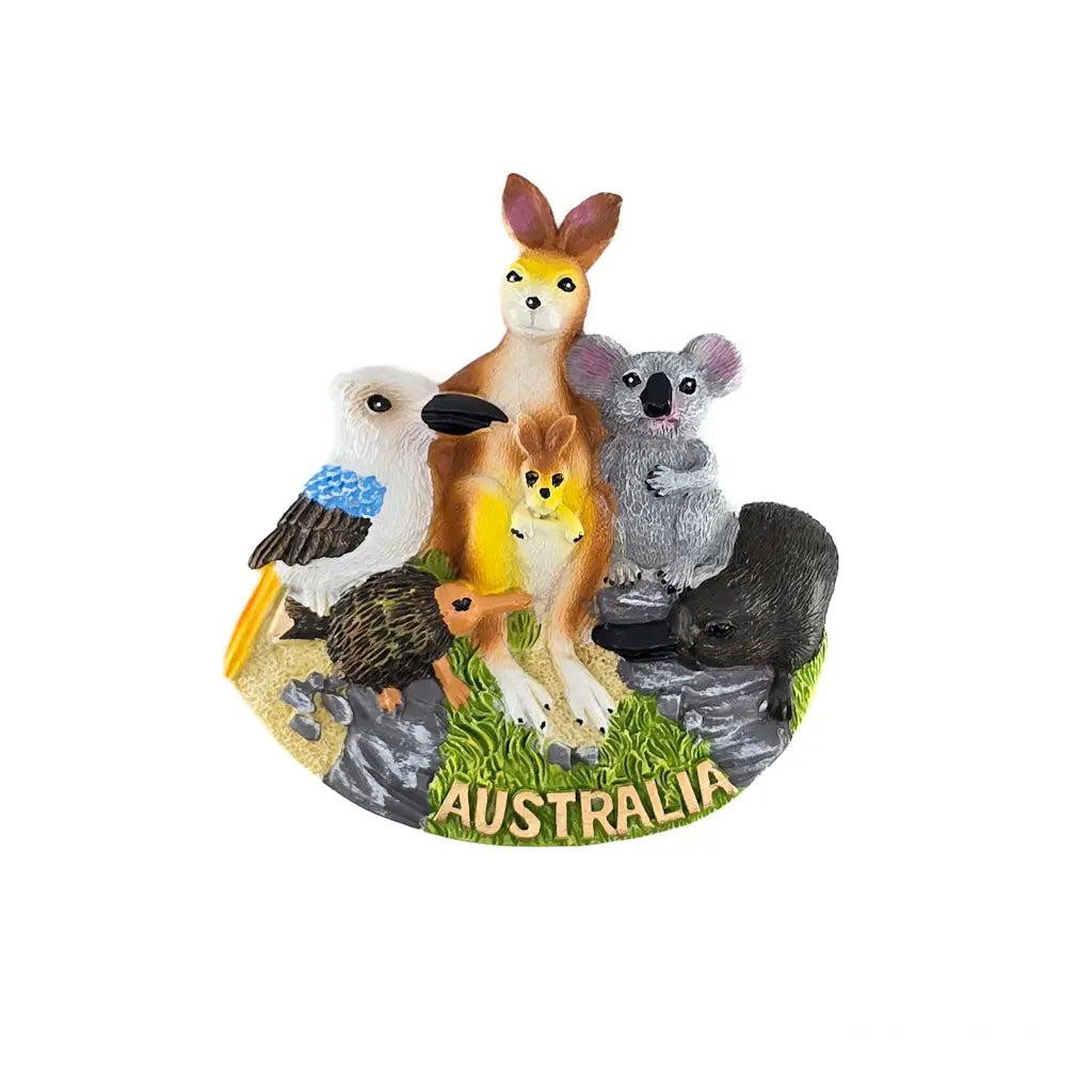 Aussie Animal Bunch Magnet Allanson Souvenirs