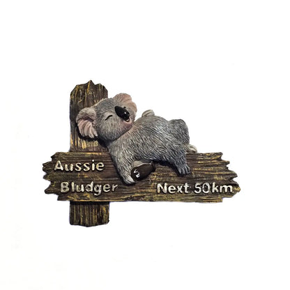 Aussie Bludger Koala Magnet Allanson Souvenirs