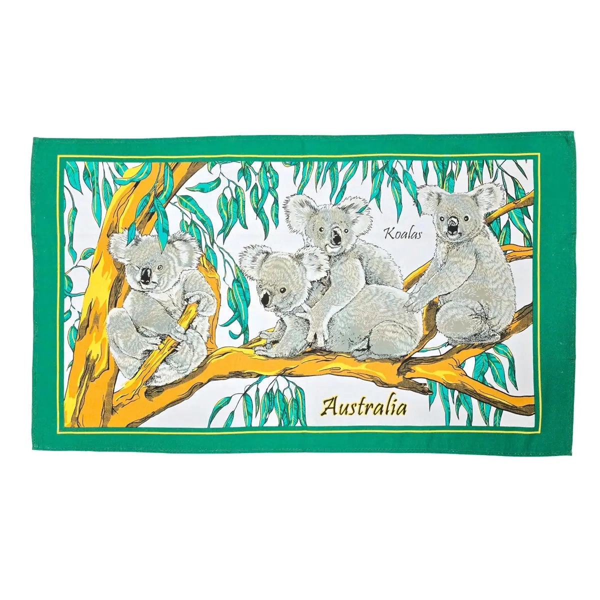 Aussie Koala Tea Towel Allanson Souvenirs