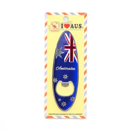 Australian Flag Magnetic Bottle Opener Allanson Souvenirs