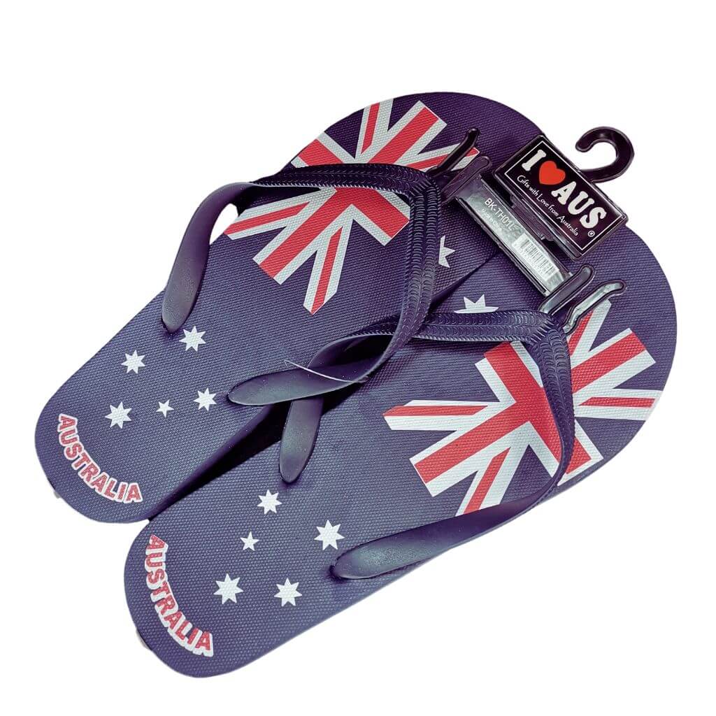 Australian Flag Thongs, Aussie Gifts