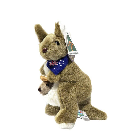 Australian Made Kangaroo with Joey - Allanson Souvenirs