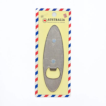 Australian Map Surfboard Magnetic Bottle Opener - Allanson Souvenirs