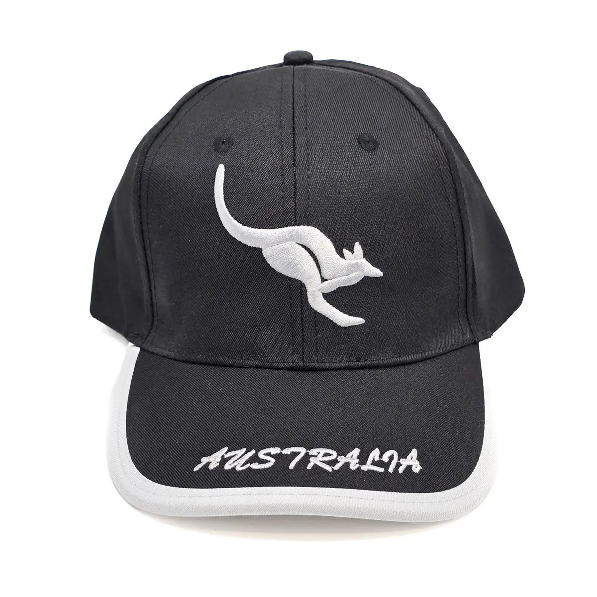 Black Kangaroo Lightweight Baseball Cap - Allanson Souvenirs