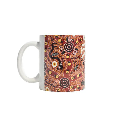 Bush Tucker Tan Coffee Mug Side Profile Allanson Souvenirs