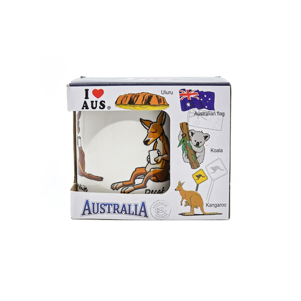 Caffeinated Kangaroo Coffee Mug Allanson Souvenirs