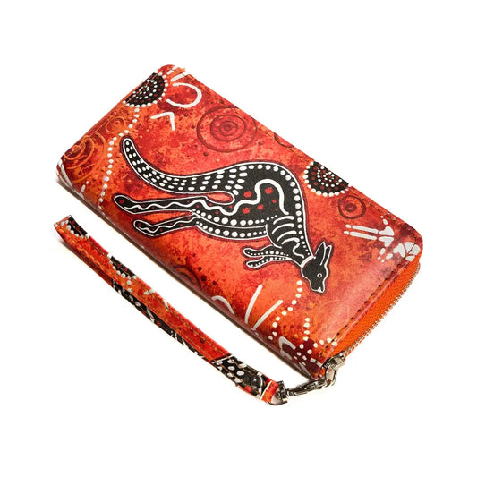 Chernee Kangaroo Zip Wrist Wallet Allanson Souvenirs