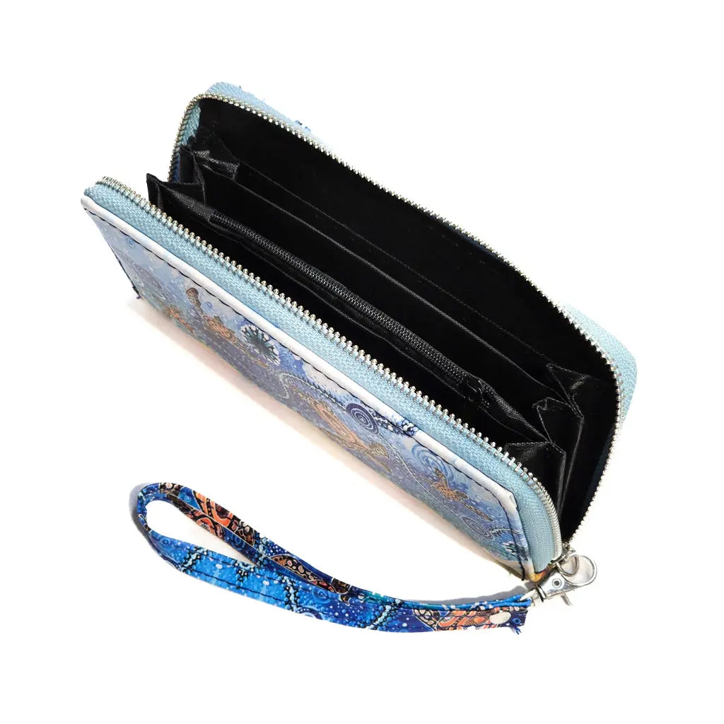 Aboriginal Zip Wrist Wallet Allanson Souvenirs