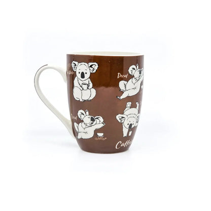 Chocolate Caffeinated Koala Coffee Mug Allanson Souvenirs