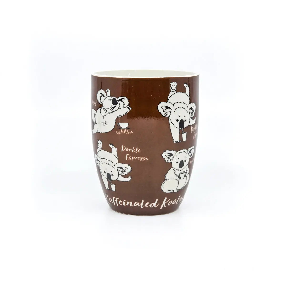 Chocolate Caffeinated Koala Coffee Mug Allanson Souvenirs