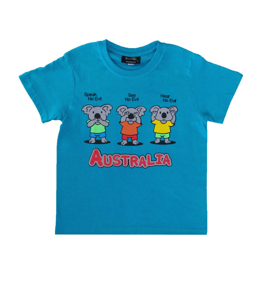 Jade Kids Australia T- Shirt - Speak no Evil - Allanson Souvenirs