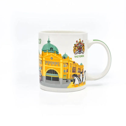 Flinders Street Melbourne Coffee Mug Allanson Souvenirs