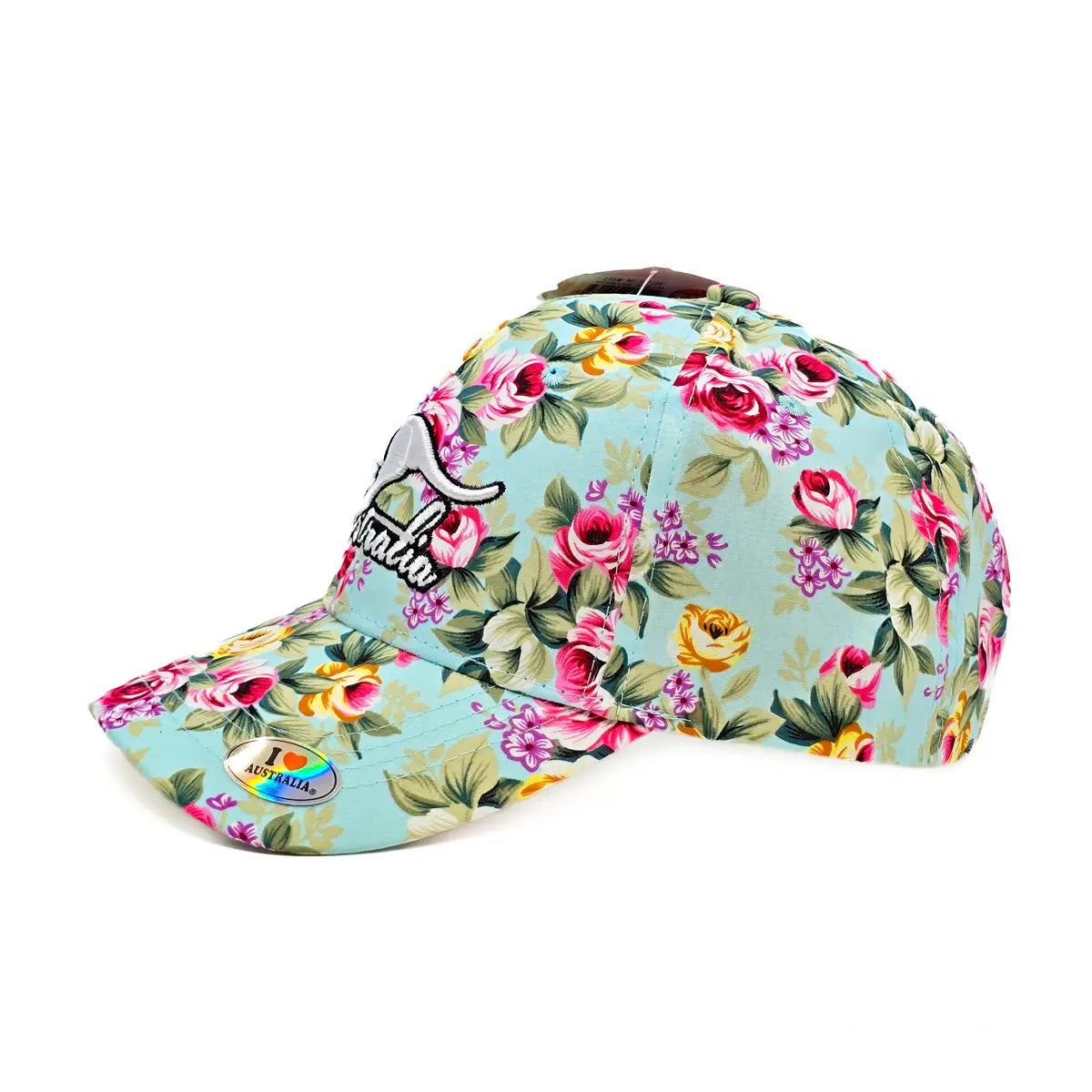 Floral Kangaroo Baseball Cap Allanson Souvenirs