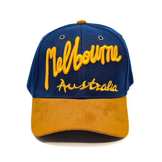 Gold Melbourne Baseball Cap - Allanson Souvenirs