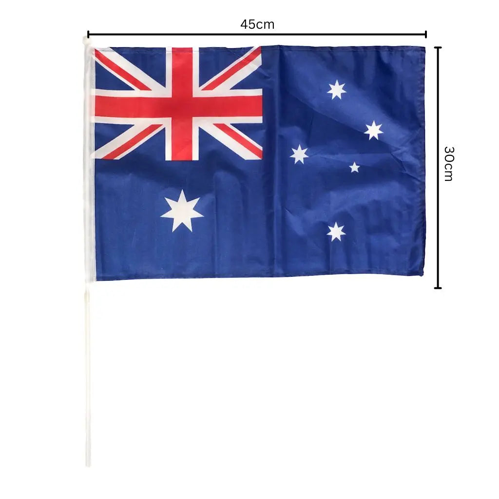 Hand-held Australian Flag - Allanson Souvenirs