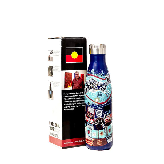 Kangaroo Dreamtime Drink Bottle - Allanson Souvenirs