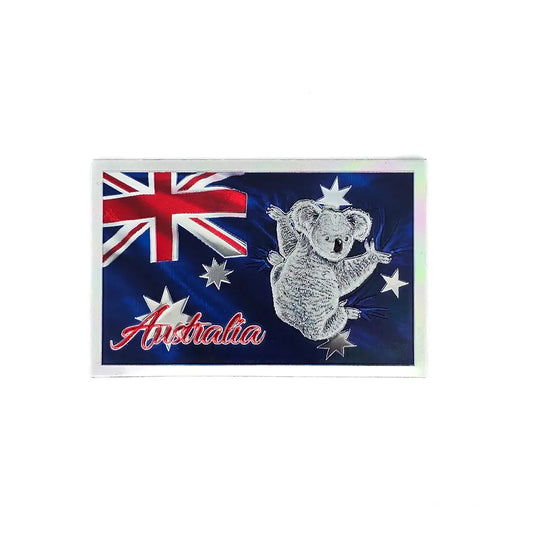 Koala with Australian Flag Metallic Allanson Souvenirs