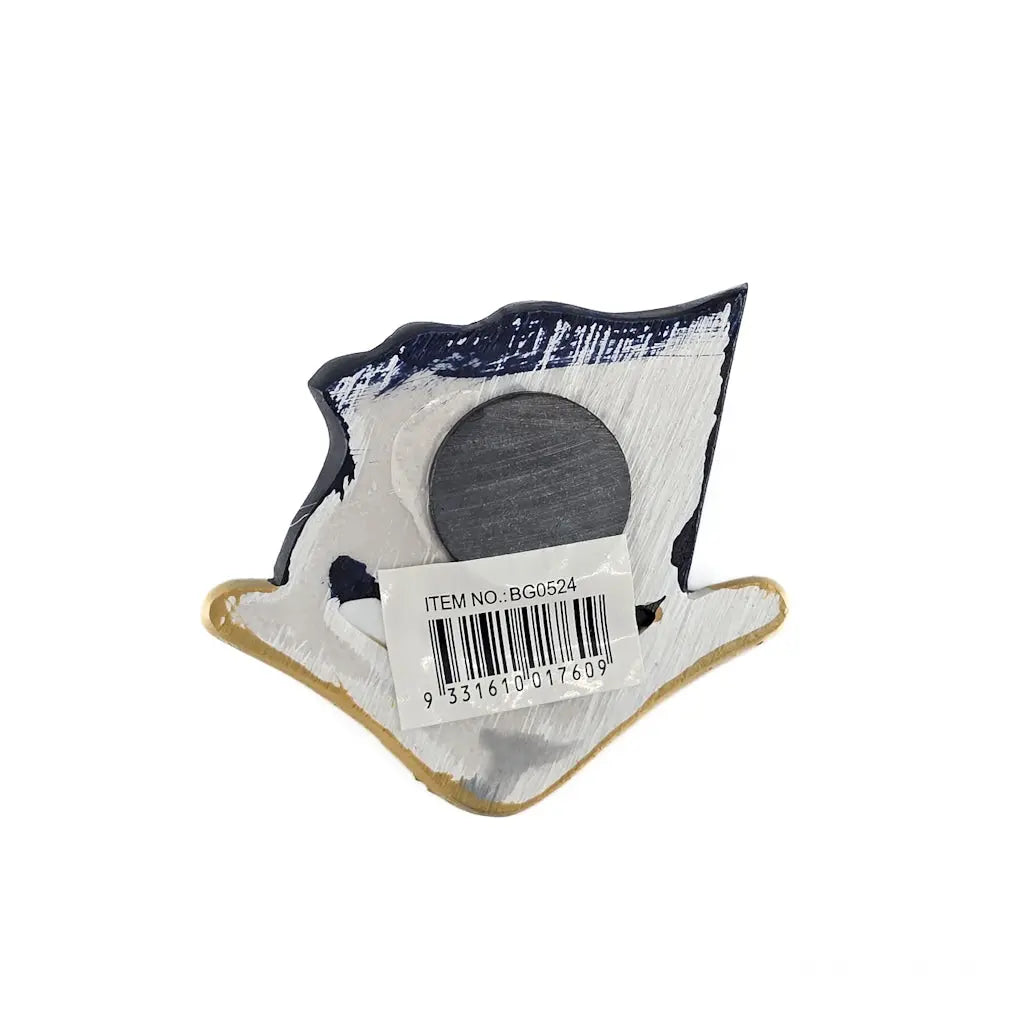 Koala with Flag on Boomerang Magnet Back Allanson Souvenirs