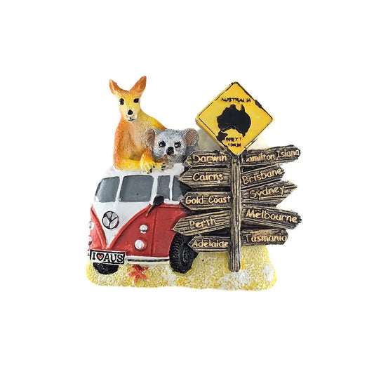 Kombi Road Trip Fridge Magnet Allanson Souvenirs