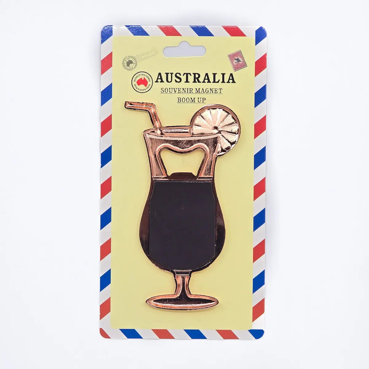 Melbourne Cocktail Glass Magnetic Bottle Opener - Allanson Souvenirs