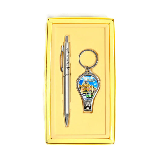 Melbourne Nail Clipper Pen Set - Allanson Souvenirs