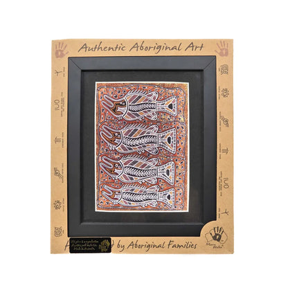 Murra Wolka Framed Print - Barramundi/Milmarja - Allanson Souvenirs