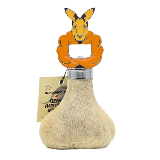 Muscle Kangaroo Scrotum Bottle Opener Allanson Souvenirs