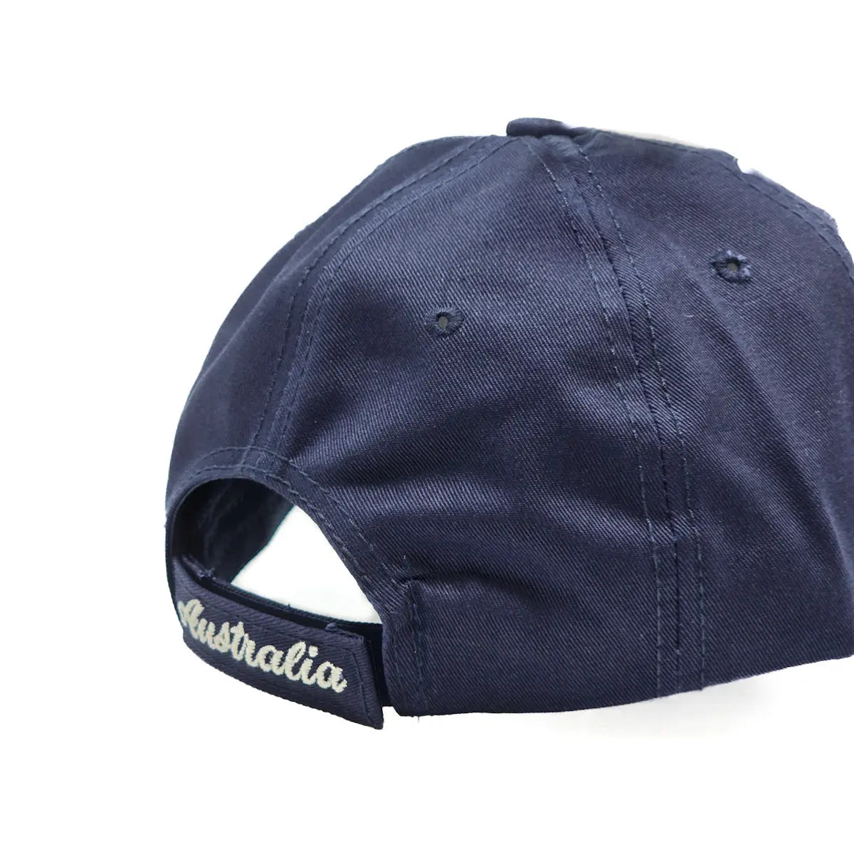 Navy Embroidered Kangaroo Baseball Cap - Allanson Souvenirs