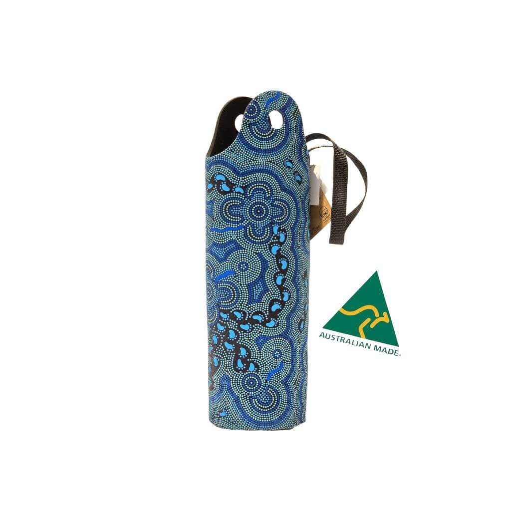 On Walkabout Blue Wine Bottle Holder Allanson Souvenirs