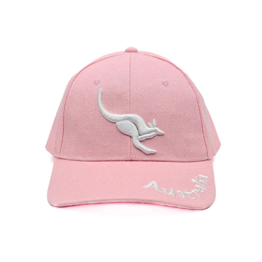 Pink Kangaroo Baseball Cap Allanson Souvenirs