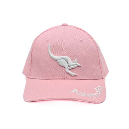 Pink Kangaroo Baseball Cap - Allanson Souvenirs